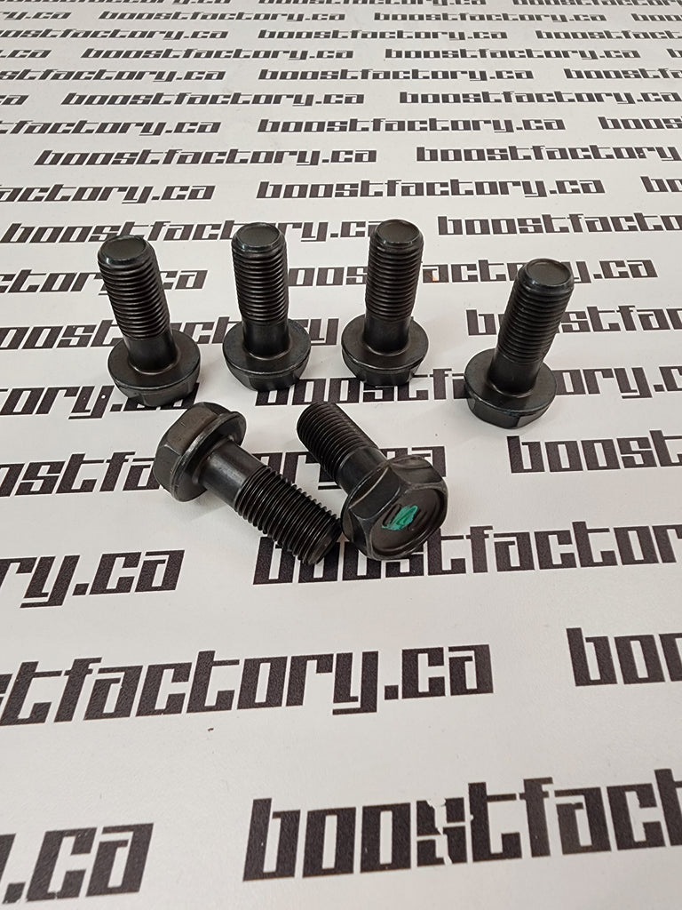 Genuine Nissan RB26 Flywheel Bolt Set of 6 1231504U00 Boost Factory