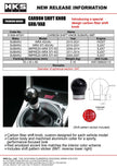 HKS 15-21 Subaru WRX STI 6MT Carbon Shift Knob - 51999-AF001