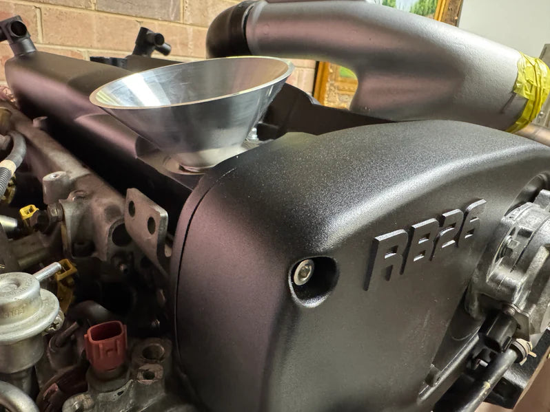 Platinum Racing Products - Oil Filler Funnel to suit Nissan RB SR - BLACK