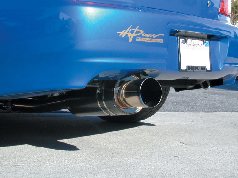 HKS Carbon Muffler Ti Impreza WRX GDA - 3112-EX005