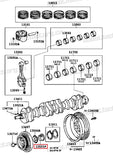 1JZ & 2JZ GTE NON VVTi ONLY Crankshaft Timing Pulley - 13052-46010