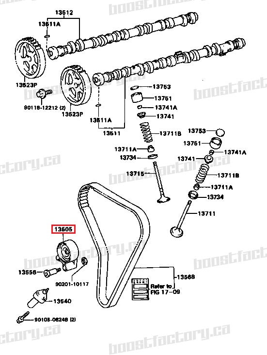 1JZ-GTE NON VVTi Timing Tensioner Idler 13505-46020 - Boost Factory