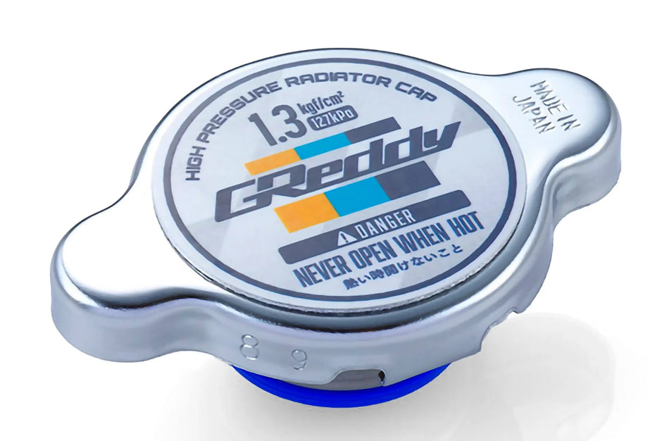 GReddy Type-S 1.3 Radiator Cap Most Nissan / Subaru / Mazda / Mitsubishi / Some Toyota - Brushed - 13901002
