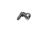 Radium Engineering 5/16in SAE Female to 90deg 3/8in Barb - 14-0586