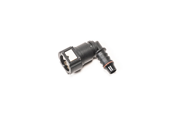 Radium 10mm SAE Female to 90 Degree 3/8 in Barb - 14-0703
