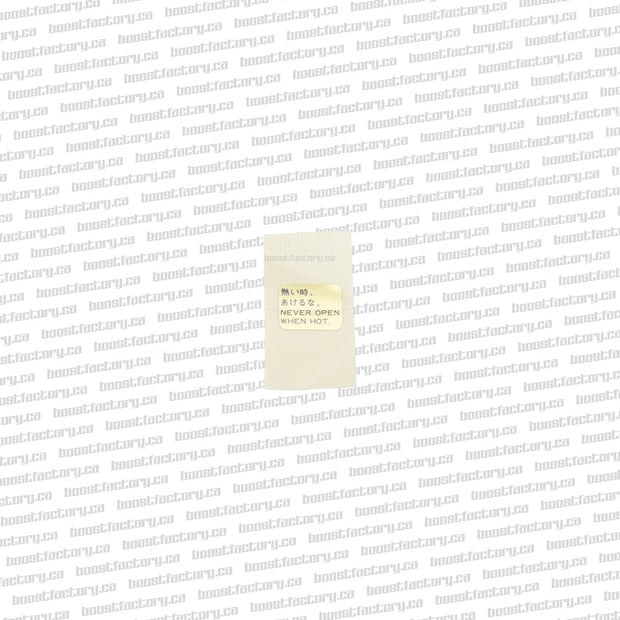 Genuine Nissan Bleeder Screw "Caution When Hot" Warning Label - 14077-26E00