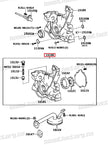 Genuine Toyota 1JZ-GTE / 2JZ-GTE Oil pump (VVTi and NON VVTi) - 15100-46052