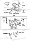 Genuine Toyota 1JZ 2JZ Oil Pump Pressure Relief Cap - 15133-46050