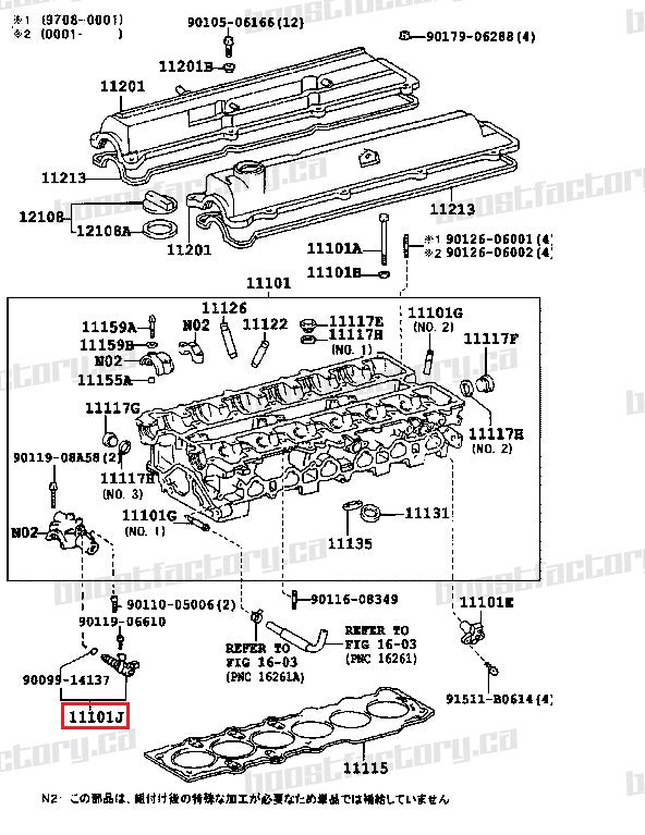 GENUINE TOYOTA VALVE TIMING ASSEMBLY VVTI SOLENOID 1JZ 2JZ ALL VVTi 15330-46011 - Boost Factory