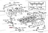 Genuine Toyota 1JZ-GTE VVTi Turbo Oil Drain Hose - 15491-88411