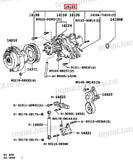 Toyota MK4 Supra JZS161 Aristo 2JZ-GTE Water pump (With or without rear housing)