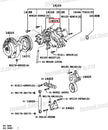 Genuine Toyota 2JZ-GTE Water Pump Gasket  - 16124-46030