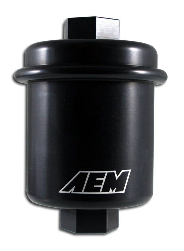 AEM 94-01 Acura Integra / 94-97 Honda Accord / 96-00 Civic / 97-01 Prelude Black Fuel Filter Kit - Boost Factory