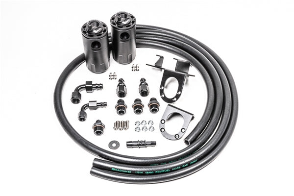 Radium Engineering Toyota Tundra 07-21 Dual Catch Can Kit - 20-0240-FL