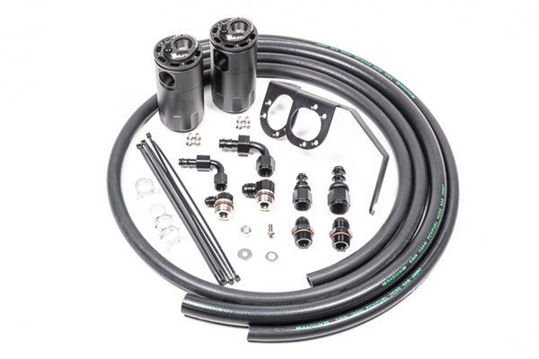 Radium Engineering Subaru WRX 15-21 Dual Catch Can Kit - 20-0256-FL