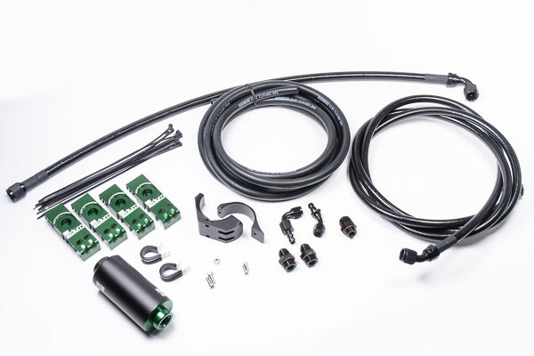 Radium Engineering Fuel Hanger Plumbing Kit Supra MK4 Stainless - 20-0415-03