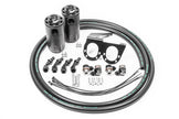 Radium Engineering Nissan R35 GT-R Dual CCV Catch Can Kit - 20-0555-FL