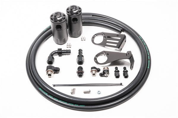 Radium Engineering Nissan S15 Silvia/200SX Dual Catch Can Kit - 20-0637-FL