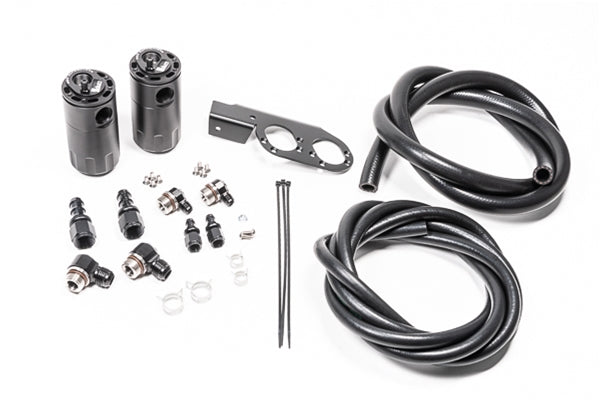 Radium Engineering Nissan Skyline V35, G35 Dual Catch Can Kit, Fluid Lock - 20-0729-FL