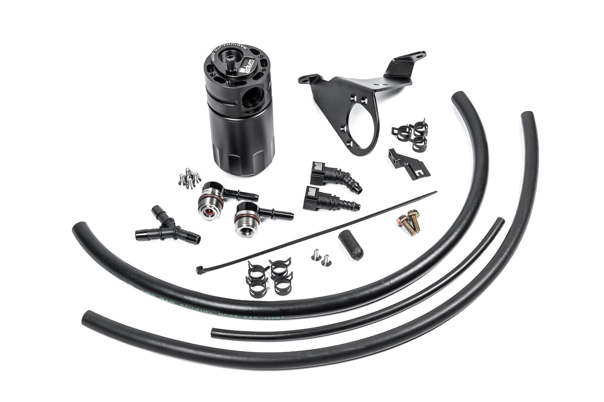 Radium Engineering Mazda RX-7 FD3S PCV Catch Can Kit, Fluid Lock - 20-0977-FL