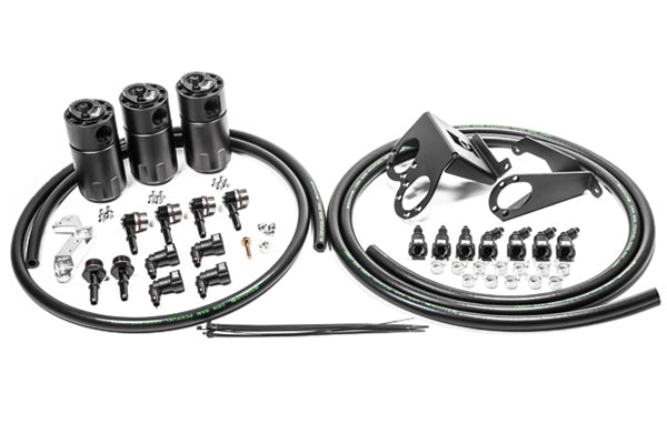 Radium Engineering Triple Catch Can Kit Corvette C7 LT1 - 20-0987-FL