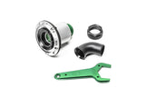 Radium Engineering Remote Mount Vented Dry Break Filler 1.5in Elbow - 20-1104-V