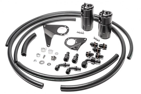 Radium Engineering Evo X Dual Catch Can Kit Fluid Lock - 20-1107-FL