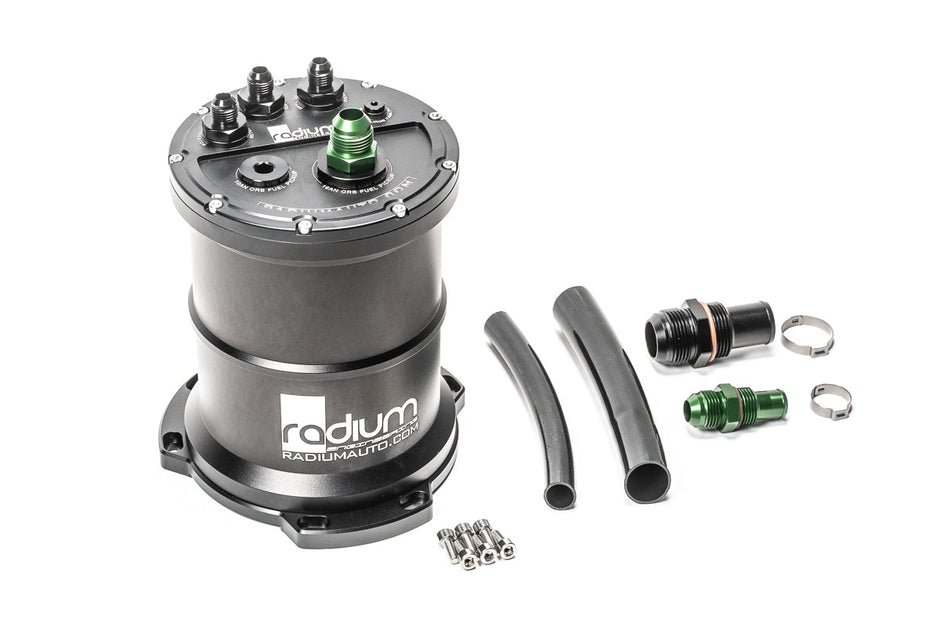 Radium Engineering Fuel Surge Tank for External Pumps 2.21L - 20-1195