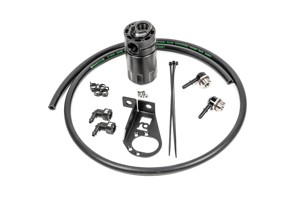 Radium Engineering PCV Catch Can Kit Mitsubishi Evo IV-VI - 20-1333-FL