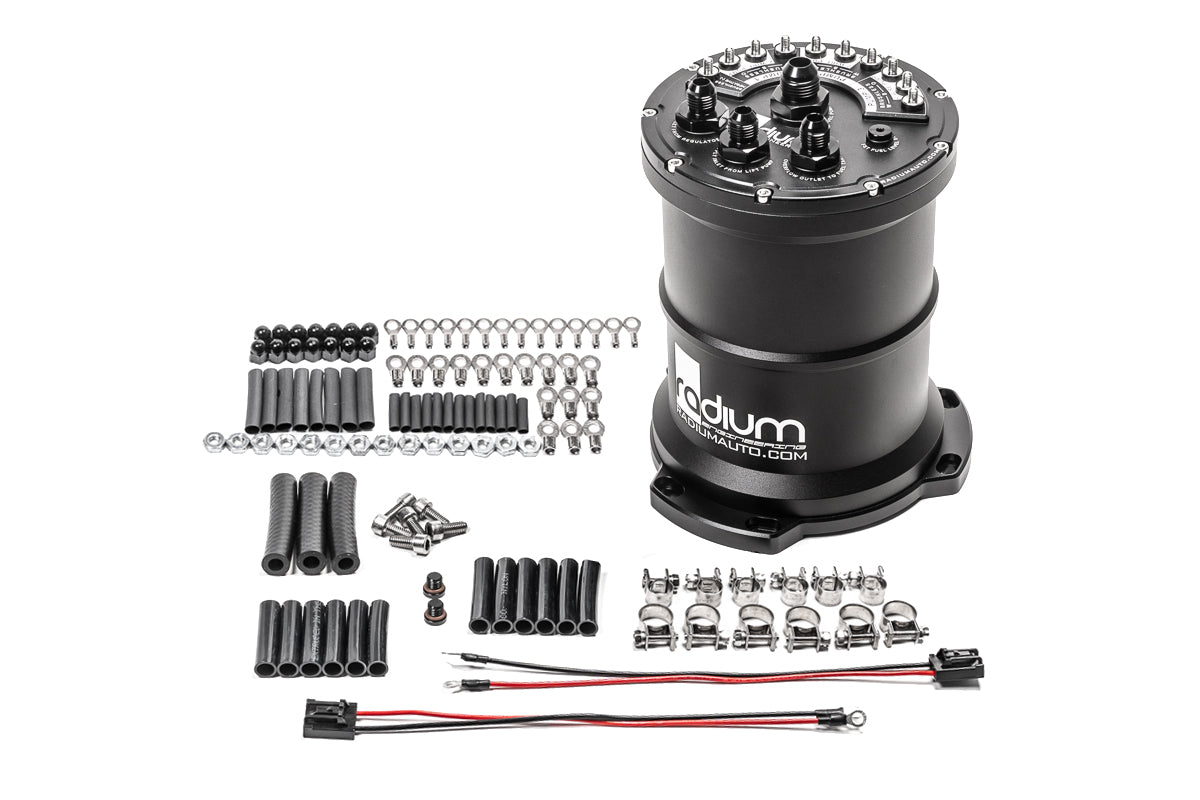 Radium Engineering MPFST Multi-Pump Fuel Surge Tank for Walbro GSS342 / AEM 50-1200 - 20-1440