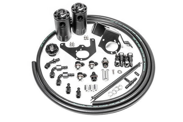 Radium Engineering Dual Catch Can Kit Cadillac CTS-V - 20-1564-FL