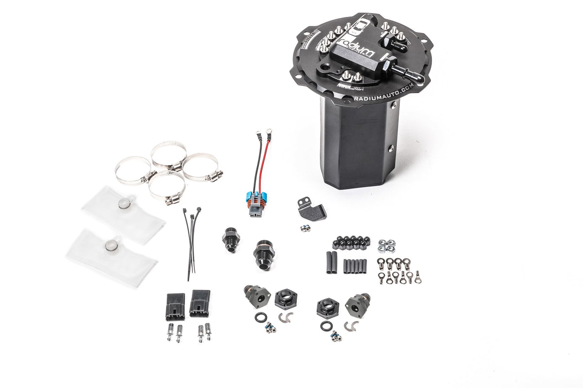 Radium Engineering Mitsubishi Evo X Fuel Pump Hanger, Walbro F90000267/274/285 - 20-1642