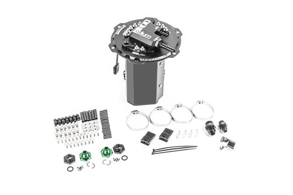 Radium Engineering Mitsubishi Evo X Fuel Pump Hanger, DeatschWerks DW400 - 20-1644