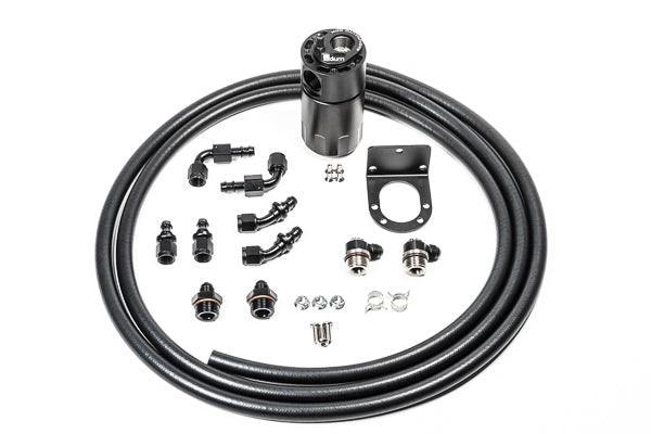 Radium Engineering Universal 6AN Single Catch Can Kit Fluid Lock - 20-1806-FL
