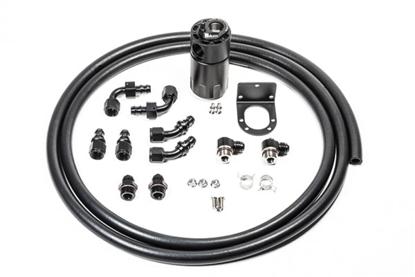 Radium Engineering Universal 8AN Single Catch Can Kit Fluid Lock - 20-1808-FL