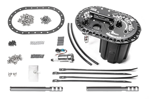 Radium Engineering FCST-X Fuel Cell Surge Tank, 3 Walbro F90000274 - 20-1992-03