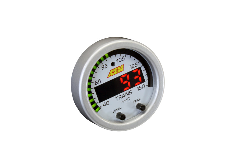 AEM X-Series Temperature 100-300F Gauge Kit (ONLY Black Bezel and Water Temp. Faceplate) - Boost Factory