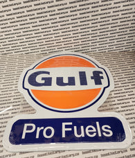 Gulf Race Pro Fuels Metal Sign