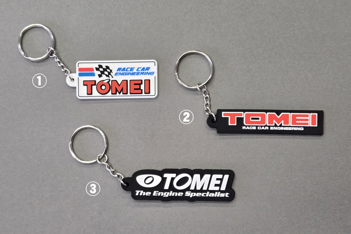 Tomei Powered - RUBBER LOGO KEYRING - 70s - 80s - Present