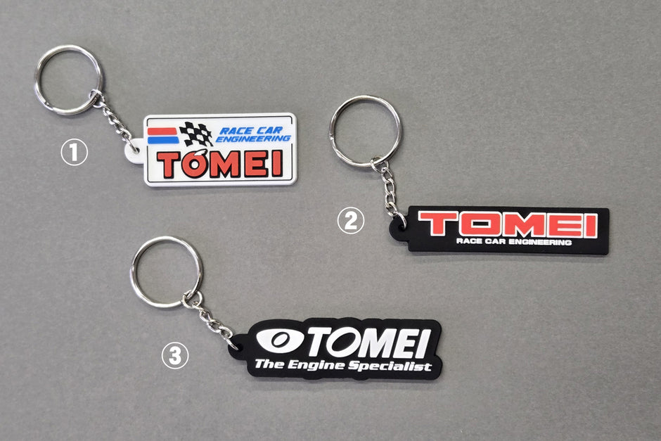 Tomei Powered - RUBBER LOGO KEYRING - 70s - 80s - Present