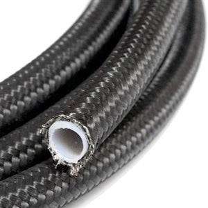 Performance World - 210006 2100-SERIES 6AN BLACK NYLON OVER BRAIDED STEEL PTFE HOSE. SOLD PER FOOT