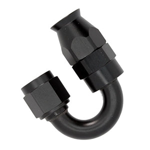 Performance World - 218008 -8AN 180 Degree Aluminum PTFE Hose End