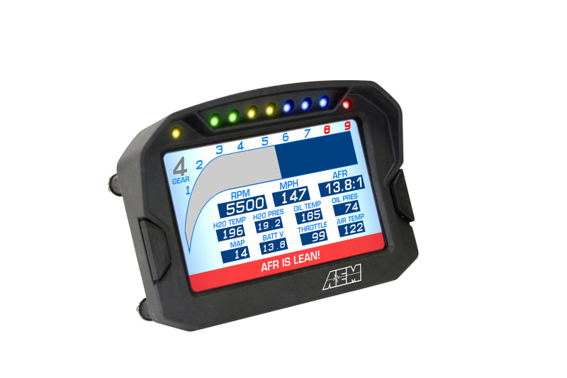 AEM CD-5G Carbon Digital Dash Display w/ Interal 10Hz GPS & Antenna - Boost Factory