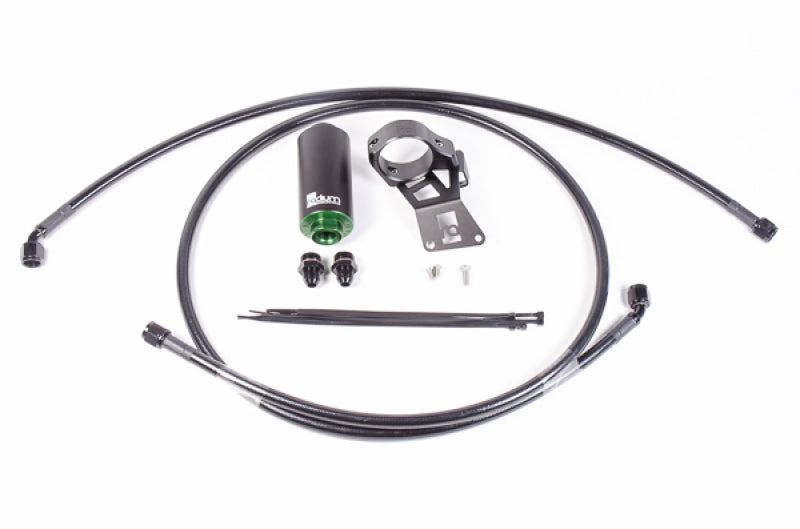 Radium Engineering Mitsubishi Evo X Fuel Hanger Feed Kit - Microglass Filter - Boost Factory
