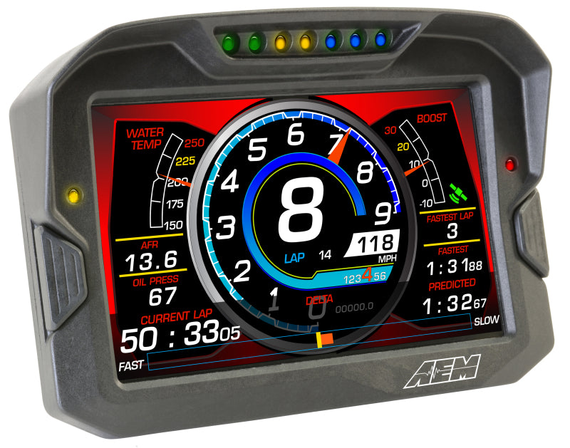 AEM CD-7 Non Logging Race Dash Carbon Fiber Digital Display (CAN Input Only) - Boost Factory