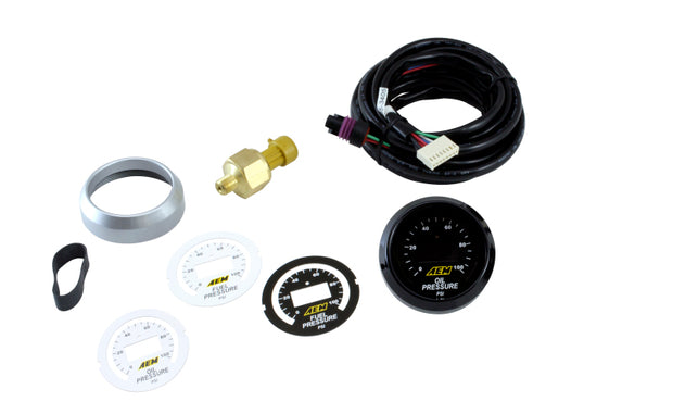 AEM 52mm Pressure (Oil or Fuel) Digital Gauge - Boost Factory