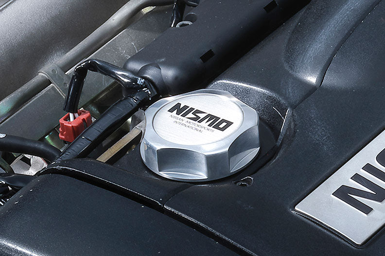 Genuine NISMO Oil filler cap with original NISMO logo design - 15255-RN011-40