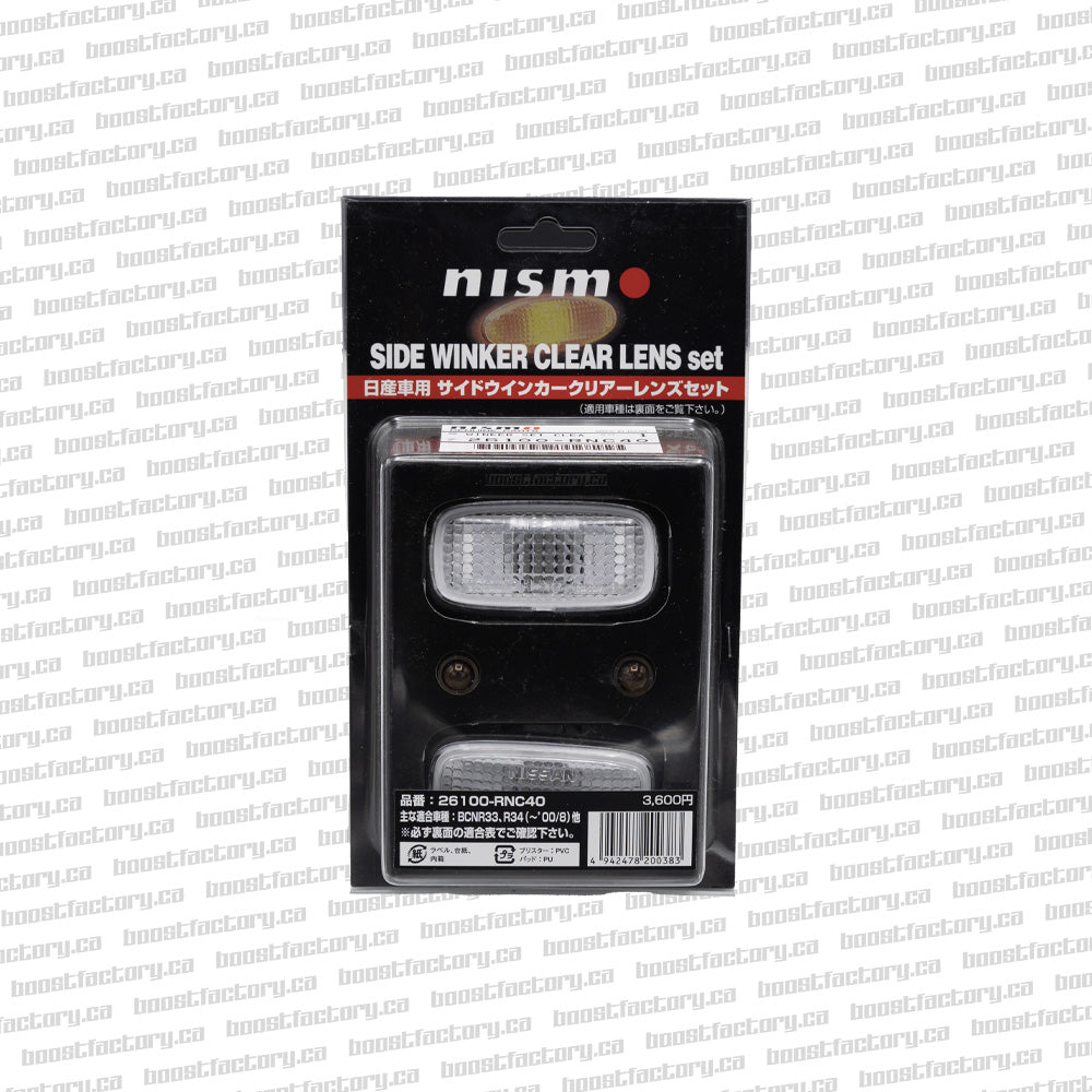 Nismo Clear Side Indicator Set 08/2000 + R34 GTR/GTT & BNCR33 - 26100-RNC40