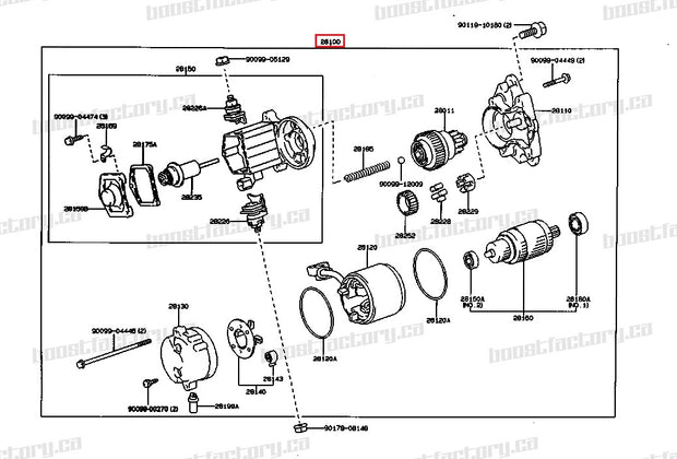 Toyota 2JZGTE/GE Denso Starter