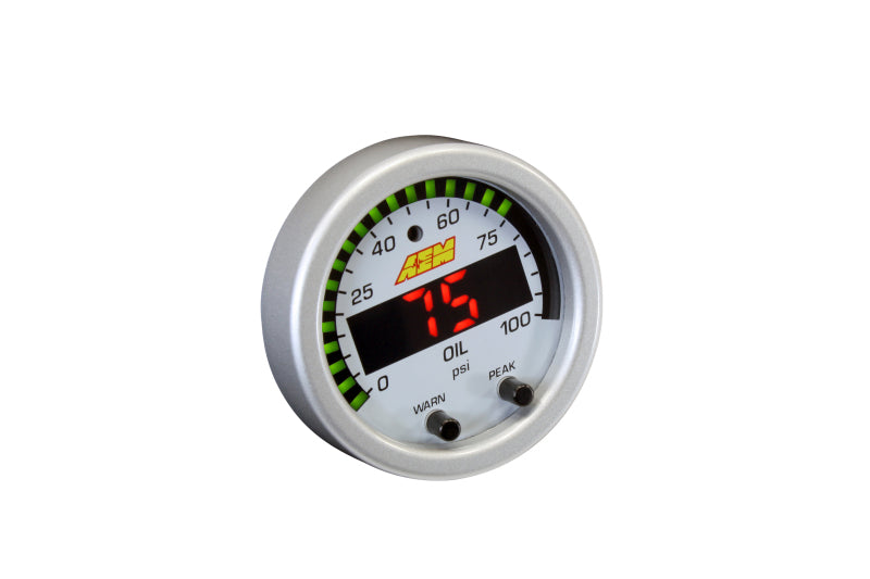 AEM X-Series Pressure 0-100psi Gauge Kit - Boost Factory